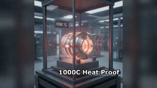 Odlew ze stopu niklu o temperaturze 1000C